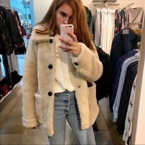 Mango teddy coat